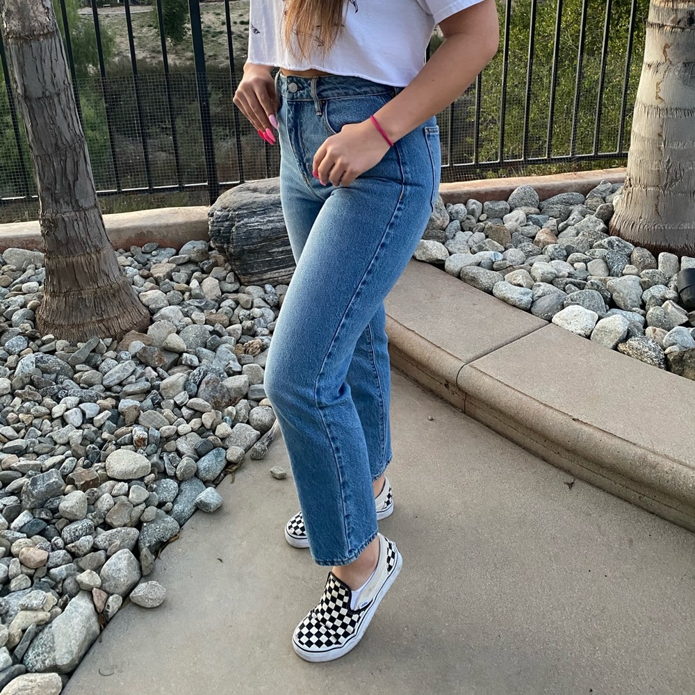 Blue pacsun mom jeans
